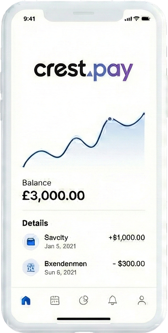 CrestPay mobile app